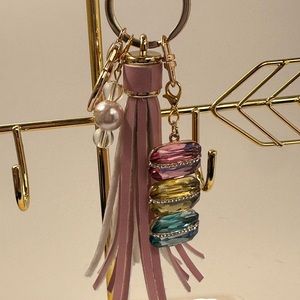 Macaron Bag Charm Keychain